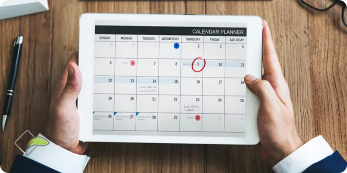 تقویم برنامه ریزی ماهانه چیست
