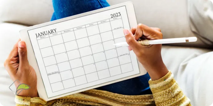 تقویم برنامه ریزی ماهانه چیست